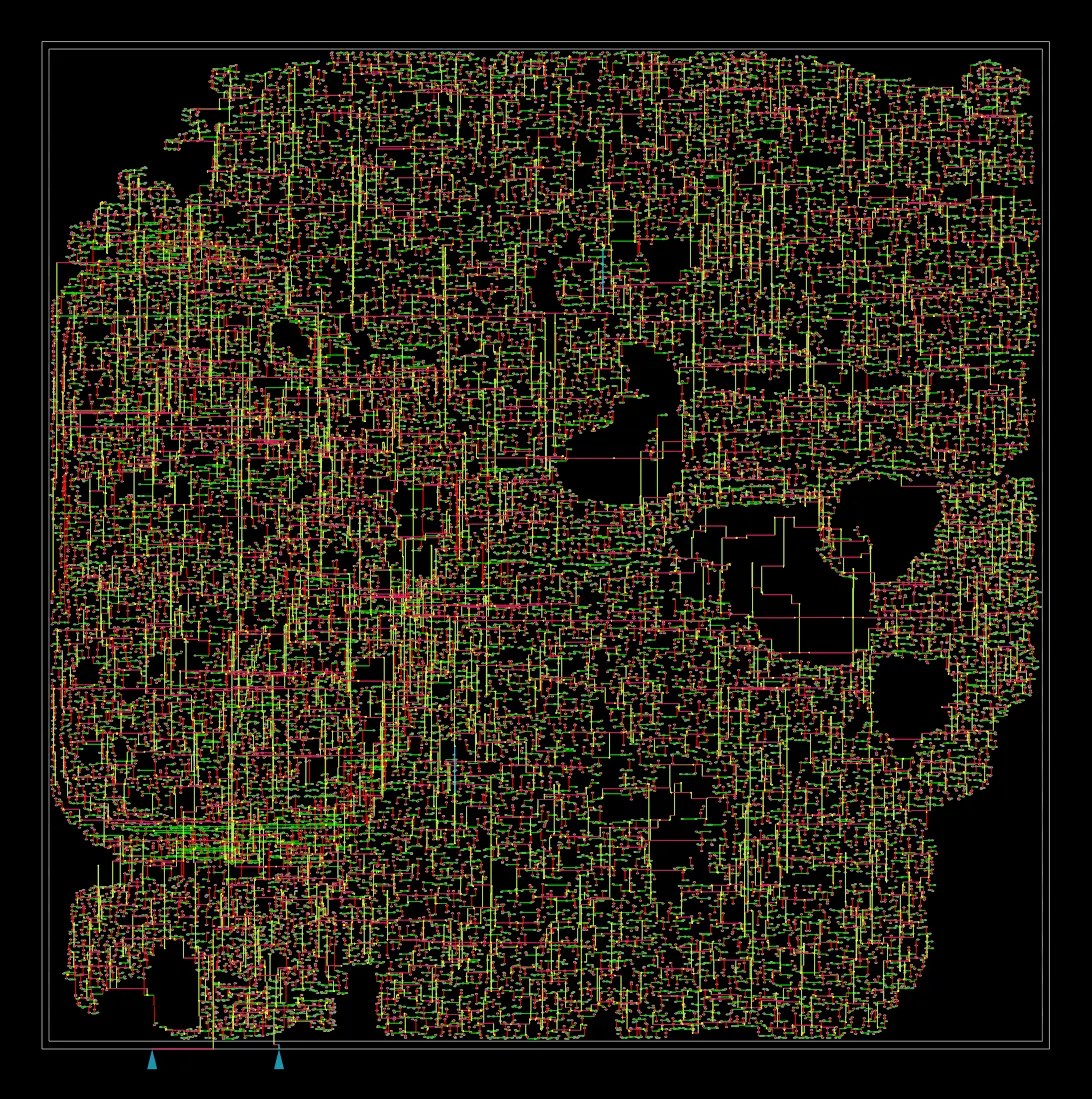 SecureQ-Core Clock Tree Visualization — Dual-Clock JTAG und System-Takt